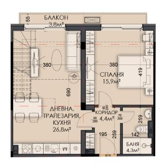 За продажба в Варна мезонет Виница ID 2102532