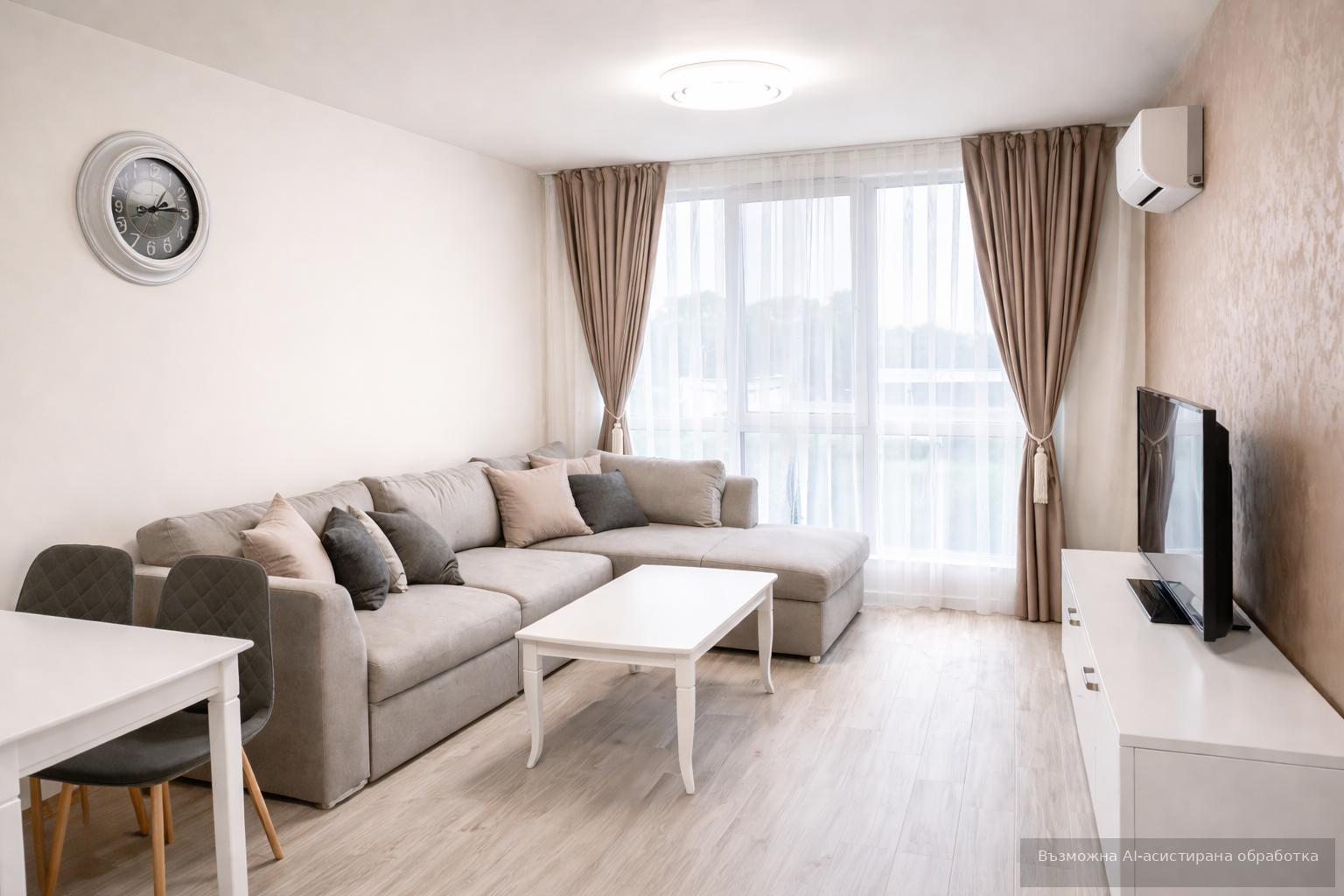 Двустаен апартамент под наем в жк. Тракия