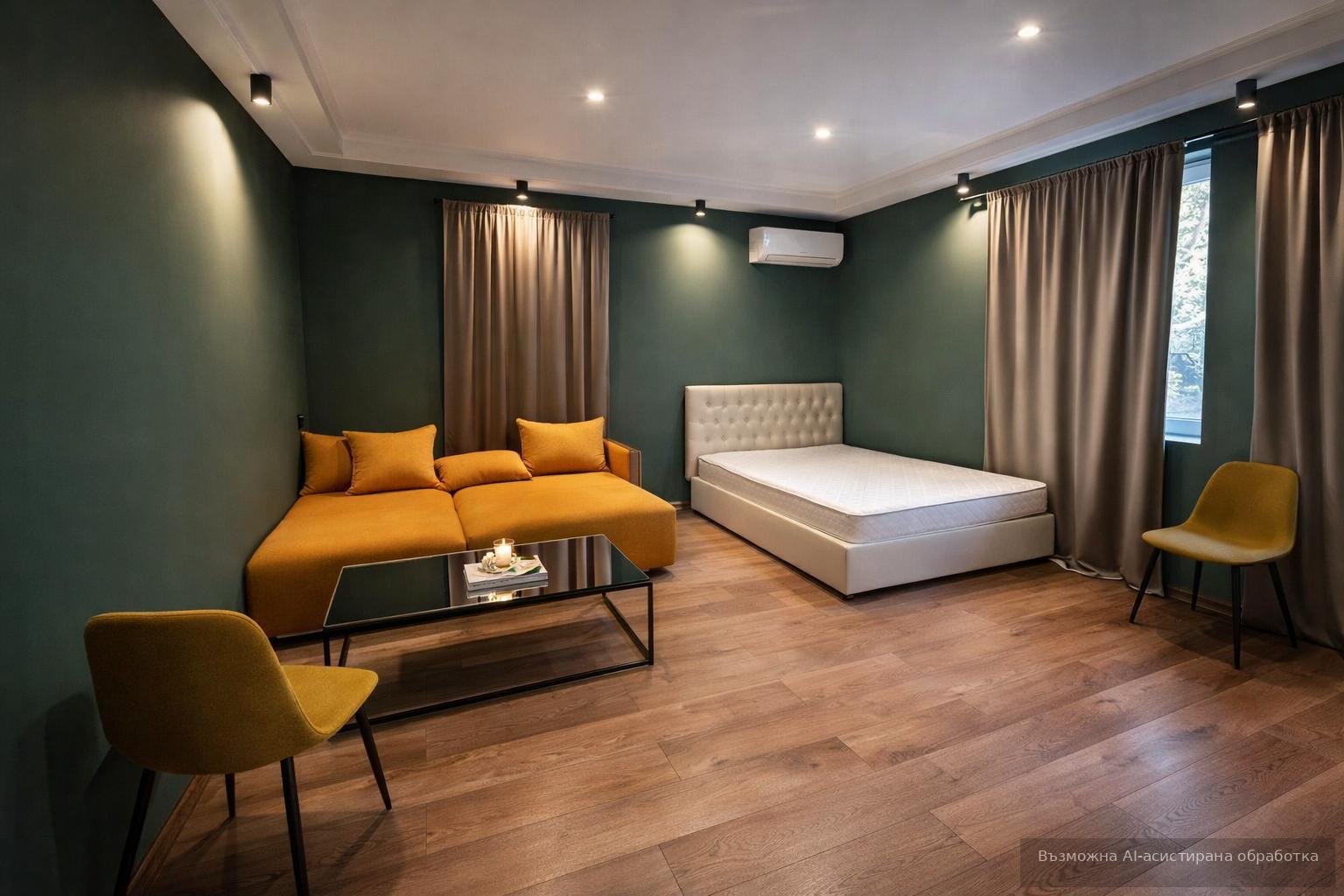 Едностаен апартамент под наем в Център