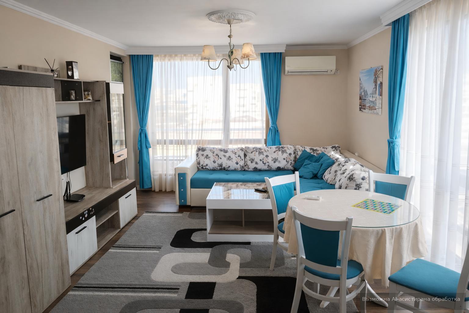 ЕКСКЛУЗИВНО! Тристаен апартамент под наем в жк. Тракия