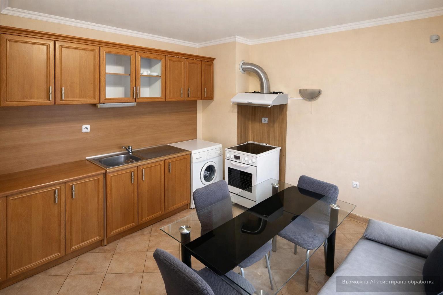 Двустаен апартамент под наем в кв. Съдийски