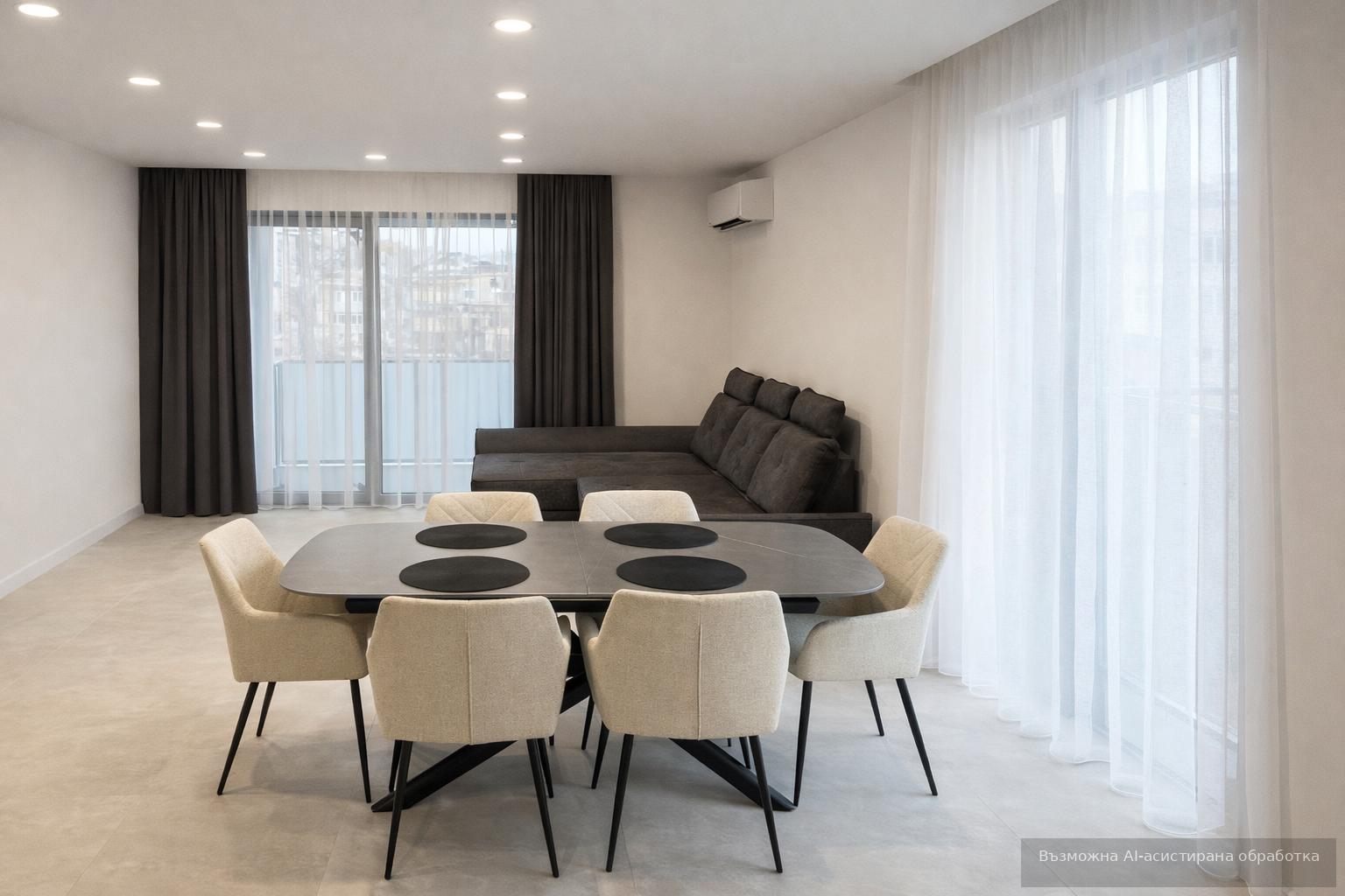 Тристаен апартамент под наем в кв. Кючук Париж