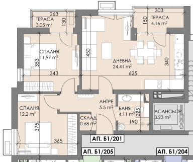 За продажба в Бургас сграда  Меден рудник - Зона В ID 7965