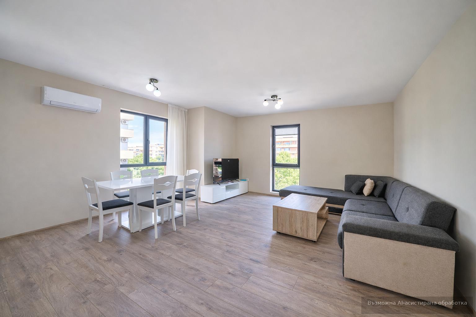 Тристаен апартамент под наем в жк. Тракия