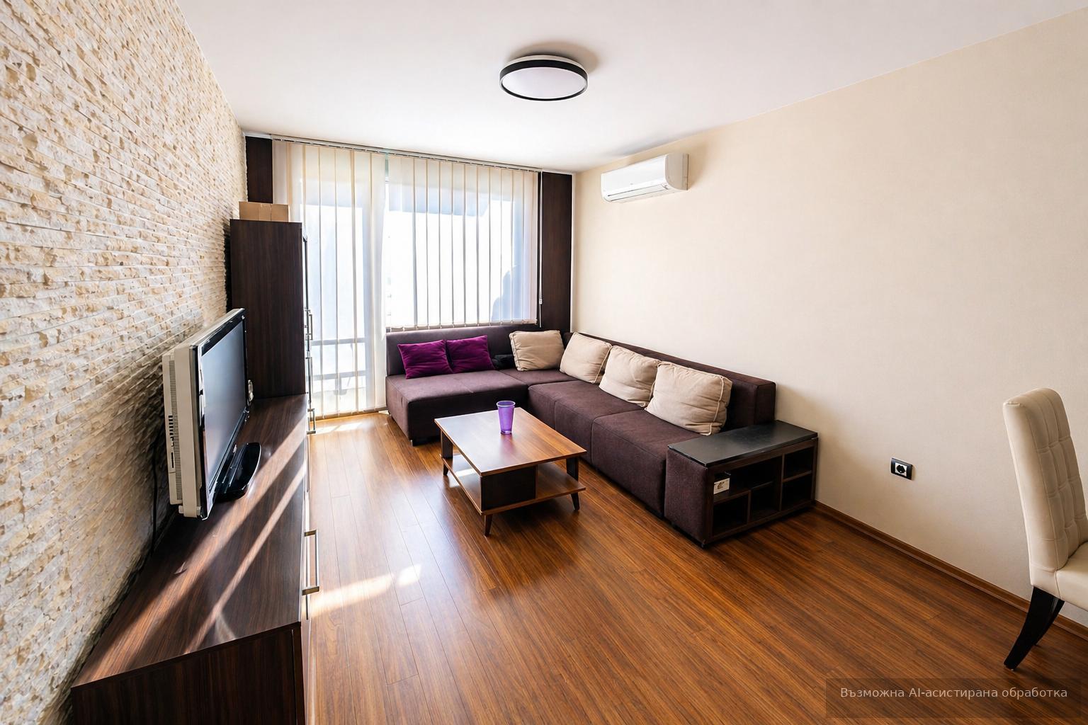 Двустаен апартамент под наем в кв. Каменица 1