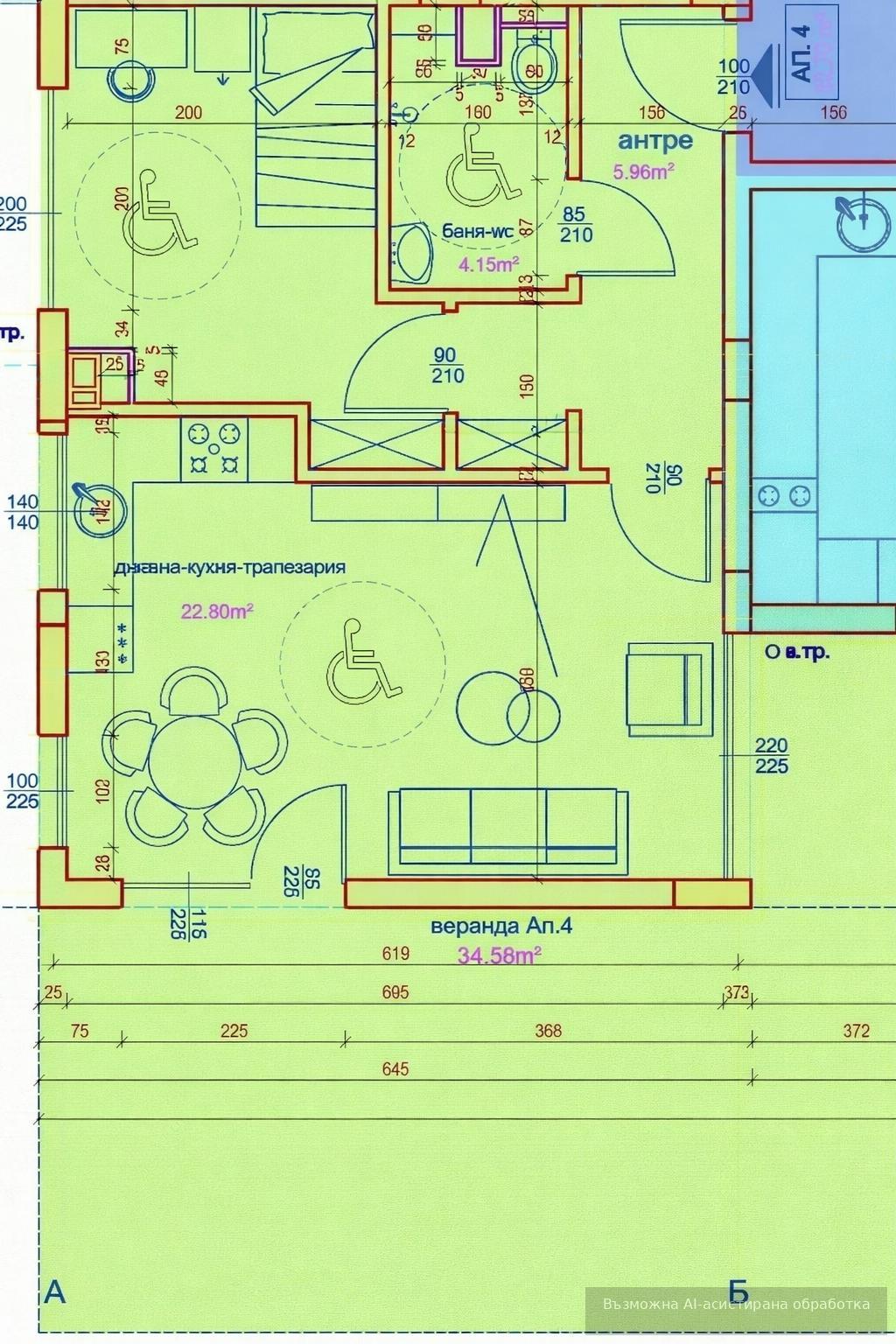 За продажба в Бургас двустаен Мадика ID 2115436